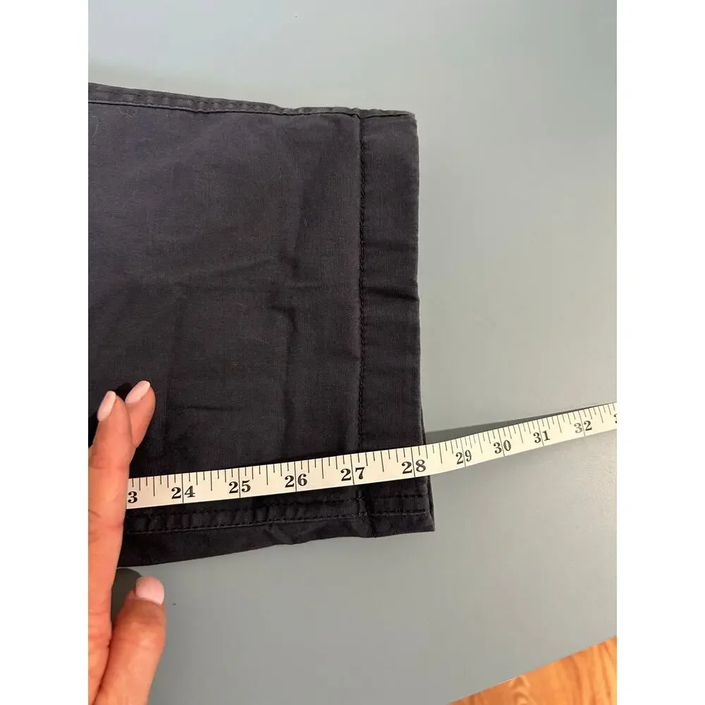 L.L. Bean flannel lined blue pants womens 16 petite favorite fit cargo gorpcore - Picture 8 of 8